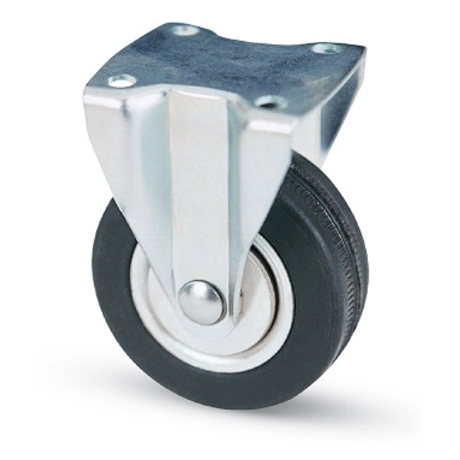 Vendita online Ruote AVO supporto acciaio ruota gomma nera art.160